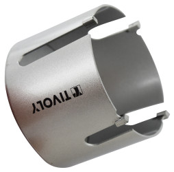 Otwornica Ø: 25 mm, 32 mm, 38 mm, 45 mm, 50 mm, 56 mm, 62 mm Stal węglowa Tivoly Otwornica