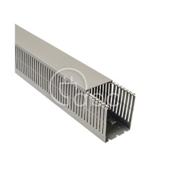 Korytko kablowe cienkogrzebieniowe T1-EF, 80x100x2000 mm, szare, B01122