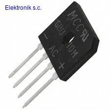 Mostek prostowniczy; GBU10K; 10A; 800V; plaski; jednofazowy; LEG; RoHS