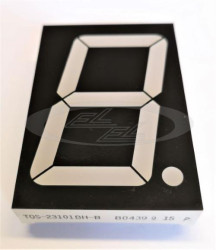 TOS-23101BH-B wyświetlacz LED wysokość cyfry 56,80mm (2,30") wspólna anoda czerwony OASIS