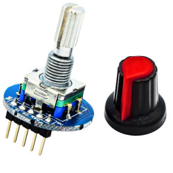 Enkoder Obrotowy Moduł z Gałką Precyzyjny Regulator + Przycisk YoRadio 360