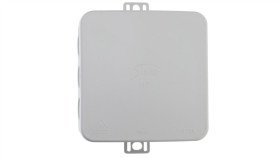 Puszka N/T Hermetyczna Pusta 85X85x38mm Ip54 Z Dławicą Zintegrowaną Szara N6...
