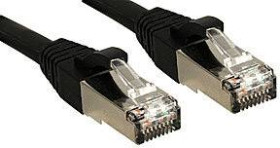 kabel LAN LINDY 45604, 1 szt., RJ45, CAT 6, S/FTP, 3.00 m, czarny