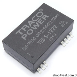 TES5-1222 DC-DC 9-18V to +/-12V 210mA SMD TRACO