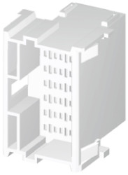 Złącze samochodowe 21-pinowe TE Connectivity 3-rzędowe Męski Timer Złącze samochodowe
