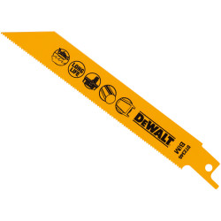 DEWALT DT2346-QZ Sabre Blade Cobalt Steel Cordless Metals 3mm Max 152mm Pk 5