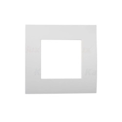BIURO Ramka jednokrotna biała 25340