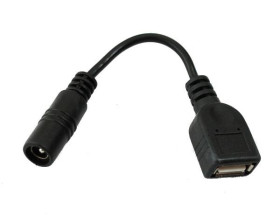 ADAPTER PRZEJŚCIÓWKA DC 2,1/5,5 – USB TYP A