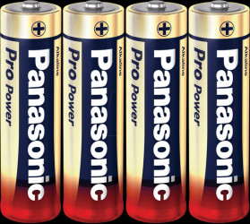 LR6PPG/4BP Alkaline battery, LR6, 1.5-volt, Panasonic