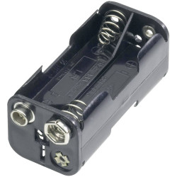 Goobay 11990 Battery Tray 4x AAA Stud/Socket 54.5x26x24.5mm