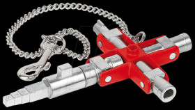 00 11 06 V01 Universal key, construction, control cabinet key, 160 mm