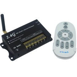 DM16 ściemniacz taśm LED 12/24V 16A 4-kanałowy z pilotem radiowym