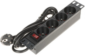 Listwa zasilająca do szaf RACK 10cali PD-4/R10