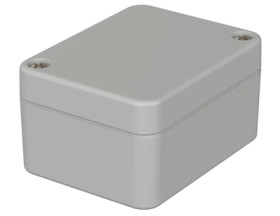 PC enclosure, (L x W x H) 65 x 50 x 35 mm, light gray (RAL 7035), IP66, 02206094