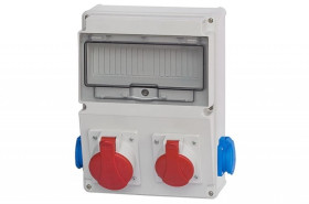 Rozdzielnica budowlana NEAPOL 1x5P 16A 1x5P32A 2x2P+Z 11 modułów ITALINE ITA00125 ELIT50535