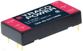 DC converter, 9-36 VDC, 39.9 W, 2 outputs, ±15 VDC, 88 % efficiency, TEN 40-2423WIN