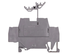 Złączka szynowa 2-piętrowa 2,5mm2 szara 280-519