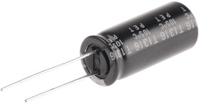 Kondensator 1000μF 25V dc Radialny, Otwór przelotowy Rubycon roztaw: 5mm 10 (Dia.) x 23mm