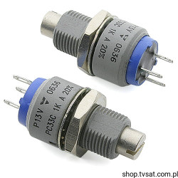 P13VFG102MAB10 Potentiometr 1 kOhm A Fi 6 mm BOARD SFERNICE