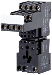 Gniazdo przekaźnika 300 V/AC (max) Metz Connect 110175 1 szt.