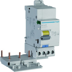 RCCB, Typ F, 3P+N-biegunowy, 25A, 300mA, Hager, BFF