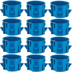 Puszka instalacyjna PST60 do styropianu fi:60mm (68x46mm) podtynkowa do dociepleń niebieska SIMET 12szt