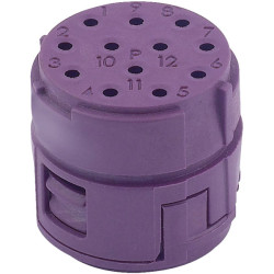 LAPP EPIC&#xAE; M23 Inserts 12 Pole P-part &#x2B; Female Contacts, Solder