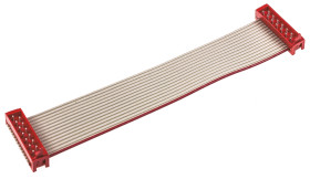 Kabel taśmowy 14-żyłowy raster 1.27mm Płaski, AWG 28 AWG Nieekranowany TE Connectivity -40 → +105 °C.