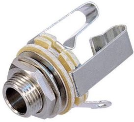 Gniazdo montażowe jack Rean NYS 230, 6.35 mm, 3-pin, stereo