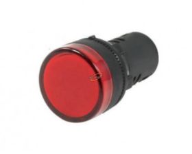 KONTROLKA LED 24V AC/DC CZER. 28mm