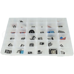 Zestaw 37 modułów do Arduino, ESP i Raspberry Pi – Starter Kit do projektów edukacyjnych i robotycznych + organizer