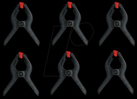 HPC50 Nylon Spring Clamp Set, 2,5´´ - 6 pcs