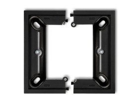 DECO / MINI Puszka natynkowa 1 pojedyncza składana DECO i MINI czarny mat 12DPU-1 KARLIK