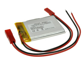 Akumulator; Li-Po; LP573450; 3,7V; 980mAh; 5,7x34x50mm; Zabezpieczenie PCM; konektor+ gniazdo 2,54*2piny; AKYGA; RoHS