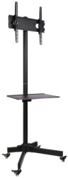 Carriage, for 1 monitor, 23 to 55 inch, up to 25 kg, VESA max. 400x400 mm, black, ICA-TR21