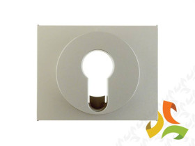 BERKER K.5 Płytka czołowa do wyłącznika na klucz stal szlachetna nierdzewna 15057004 HAGER