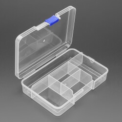 Latching 5-Compartment Storage Box