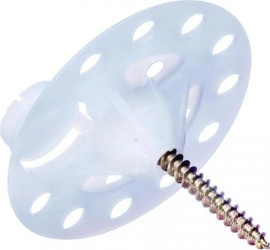 KC Kołnierz dociskowy z zatyczką do mocowania izolacji termicznej do drewna i blachy 60mm R-KC /200 szt./