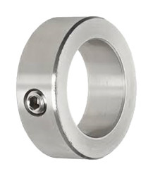 Pierścień osadczy, mocowanie: Wkręt dociskowy, śred. wału: 18mm, Stal nierdzewna