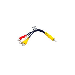 Kabel Jack 3,5 4-polowy - 3xRCA Vitalco, Jack-Wtyk, RCA-Gniazda