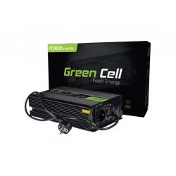 Awaryjne źródło zasilania 12V 230V 300W/600W z przebiegiem sinusoidalnym i funkcją ładowania / Green Cell INV07