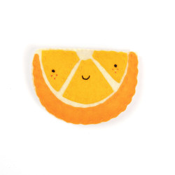 Mateo the Exuberant Orange Felt Stitching Kit - Fun Crafting