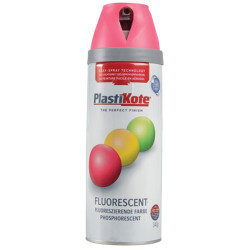 PlastiKote 440.0001900.076 1900 Twist &amp; Spray Fluorescent Pink 400ml