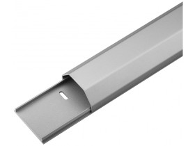 Aluminium-Kabelkanal 1,1m 50 mm silber