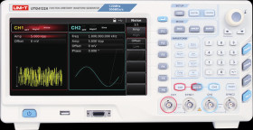 181340080006X Function generator, 120 MHz, 2 channels