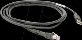 CBA-U46-S07ZAR Barcode scanner, wired, USB, straight, shielded, 2.0 m