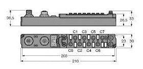 Moduł sprzęgający Turck SCOL-0404D-1003 6824454 1 szt.
