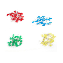 Zestaw Diod LED 5mm 200 Szt Matowe