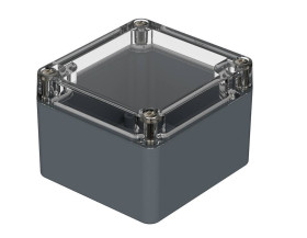 Bopla PK 105 G (38105020) - obudowa poliestrowa z przezroczystą pokrywą (75 x 80 x 57 mm)