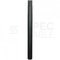 Przedłużka do słupa oświetleniowego maszt fi: 60mm 1m czarny BEMKO